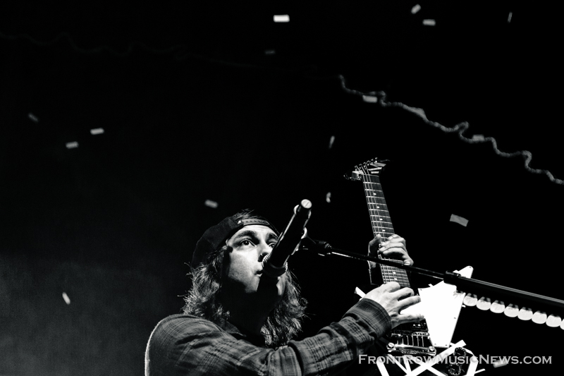 Pierce the Veil (Vic Fuentes, Mike Fuentes, Jaime Preciado, Tony Perry)  attend the 6th Annual Revolver Golden Gods Award Show at Club Nokia on  April 23, 2014 in Los Angeles, California. (Photo